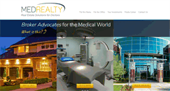 Desktop Screenshot of medrealty.com