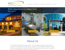 Tablet Screenshot of medrealty.com